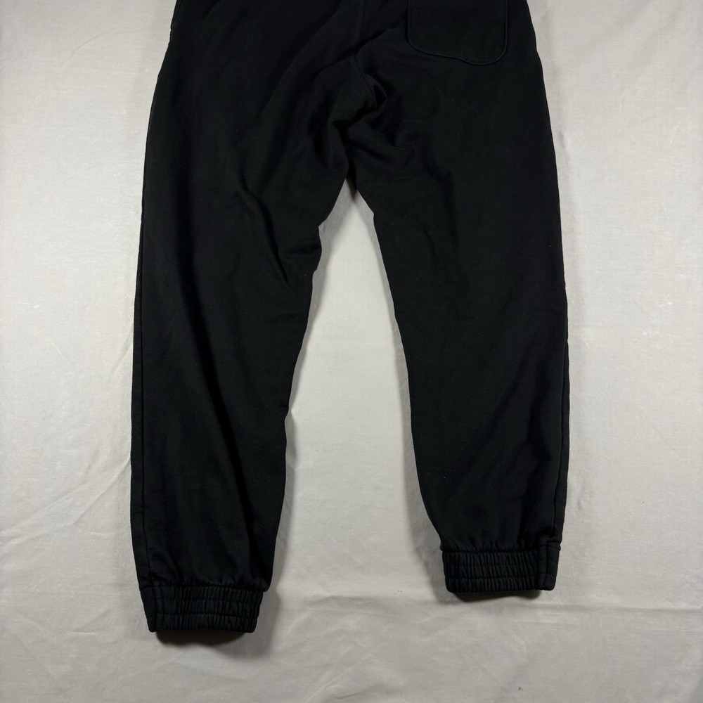 Volcom Stone Fleece Jogger Sweatpants Mens Medium Black Drawstring Graphic Logo - Picture 8 of 14